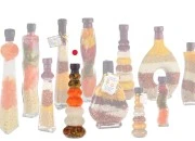 Staklena bočica 270mL sa povrćem, za dekoraciju kuhinje-grupa_slika