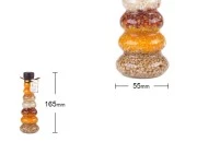 Staklena bočica 100mL sa semenkama, za dekoraciju kuhinje-