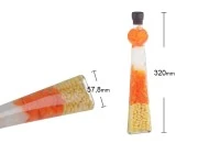 Staklena bočica 260mL sa povrćem, za dekoraciju kuhinje-