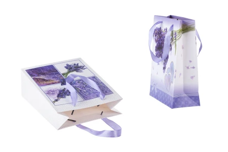 Papirna kesa 180x80x230mm sa različitim motivima lavande - 12 kom-grupa_slika