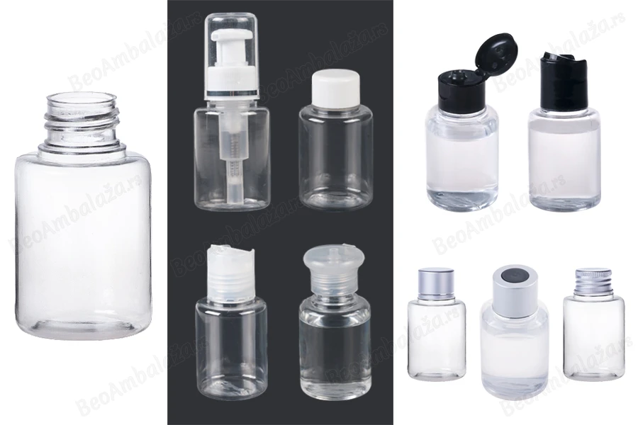 Plastična providna PET flašica 65mL, sa grlom PP 24-dimenzije_slike