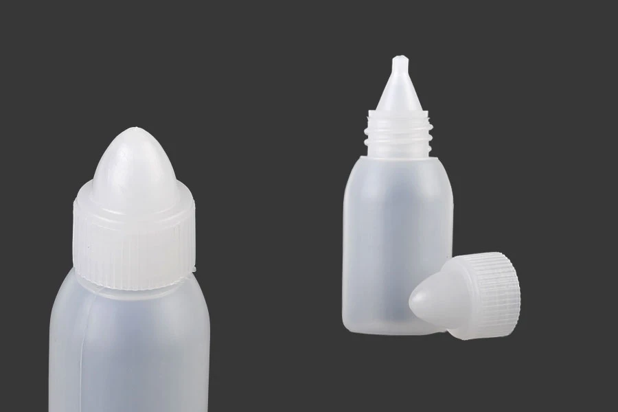 Plastična flašica 25mL sa kupastim vrhom i zatvaračem-dimenzije_slike