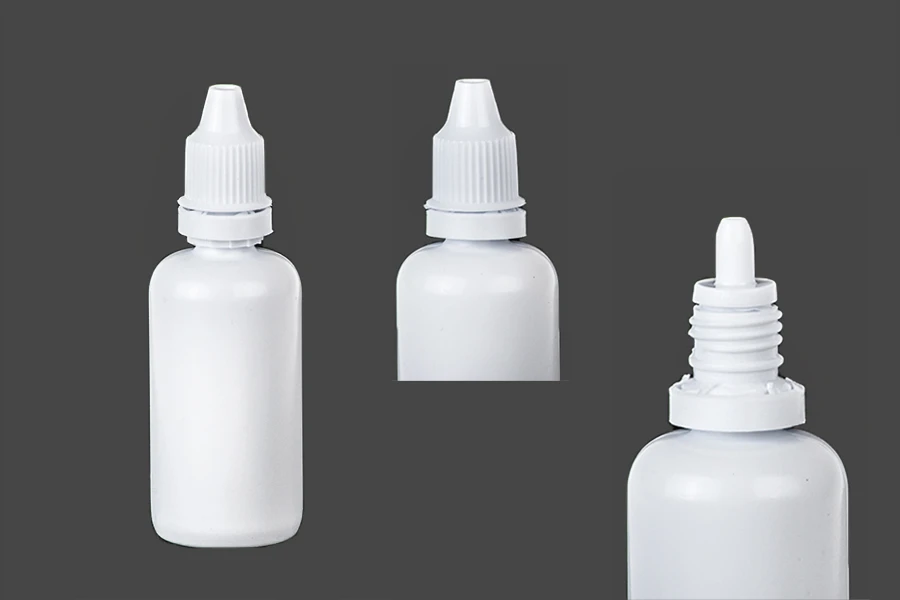 Plastična flašica 50mL, sa zatvaračem i kapalicom - 100 kom-dimenzije_slike