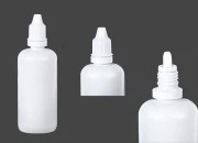 Plastična flašica 100mL, sa zatvaračem i kapalicom - 100 kom-dimenzije_slike