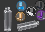 Plastična providna flašica 50mL (PP18), bez zatvarača - 12 kom Plastična providna flašica 50mL (PP18), bez zatvarača - 12 kom
