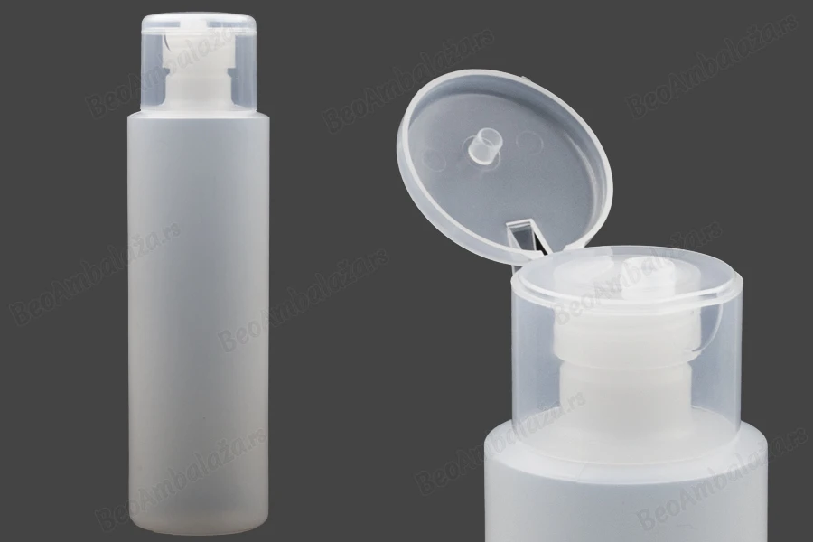 Plastična poluprovidna flašica 500mL, sa flip top zatvaračem-slika_proizvoda