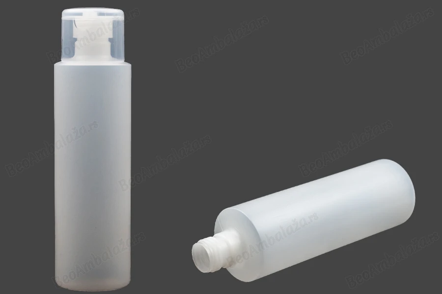 Plastična poluprovidna flašica 500mL, sa flip top zatvaračem-