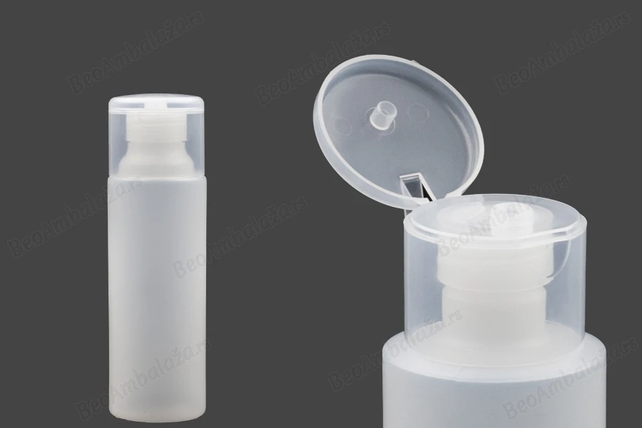 Plastična poluprovidna flašica 250mL, sa flip top zatvaračem-slika_proizvoda