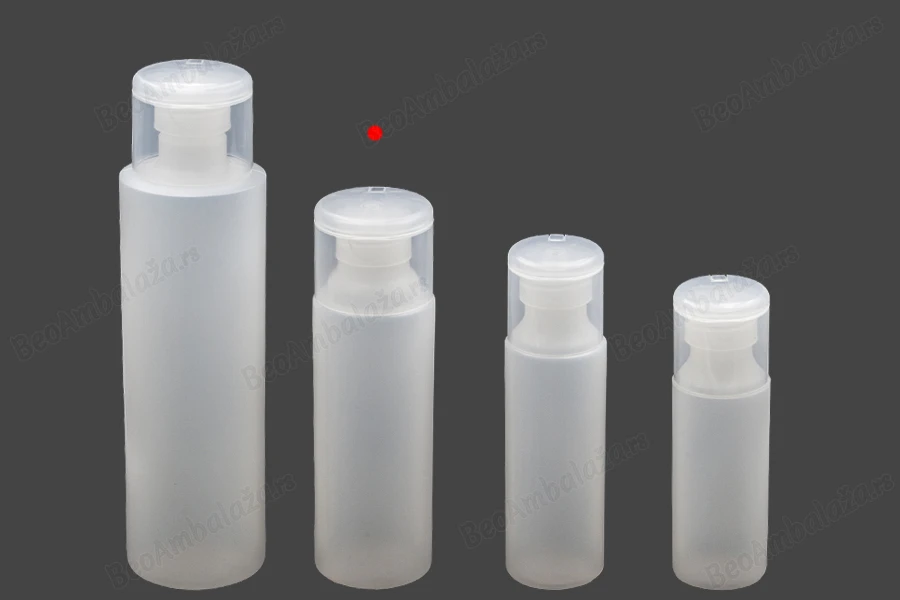 Plastična poluprovidna flašica 250mL, sa flip top zatvaračem-grupa_slika