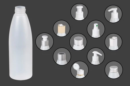Plastična poluprovidna flašica 200mL, PP 24-1