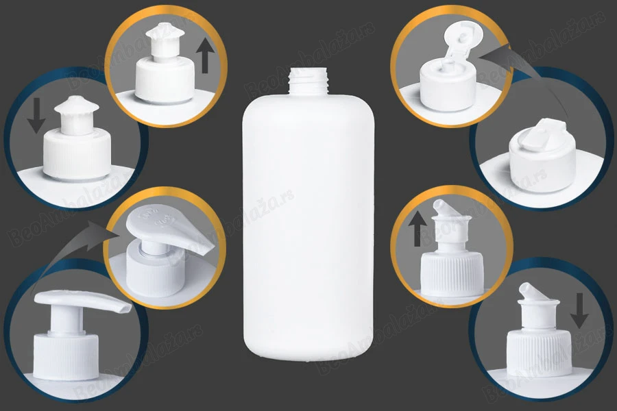 Plastična bela flaša 1000mL PP 28 - 12 kom-slika_proizvoda