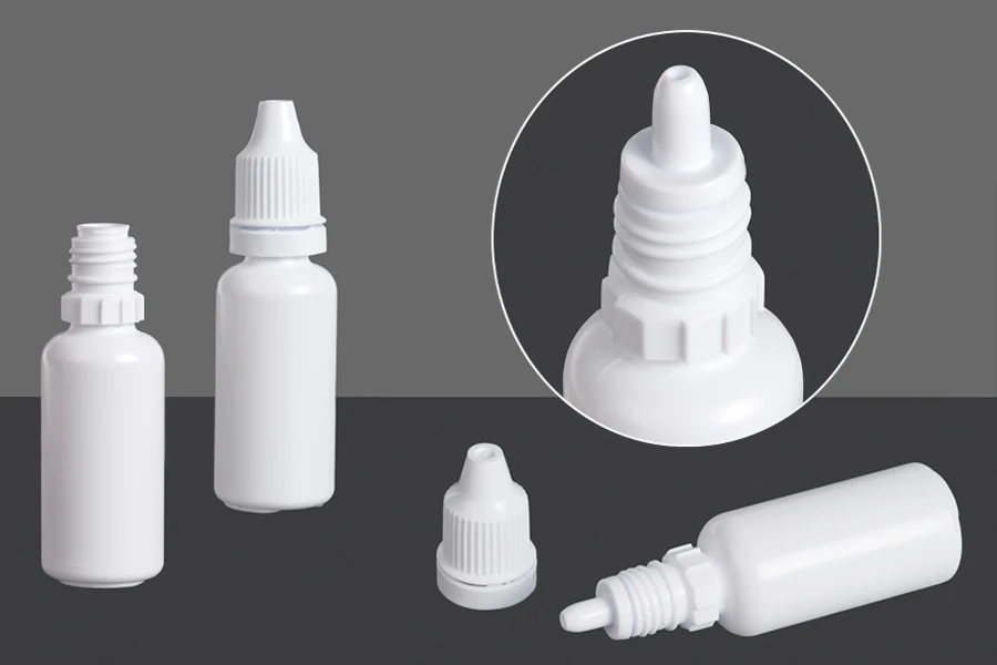 Plastična flašica 20mL, sa zatvaračem i kapalicom - 100 kom Plastična flašica 20mL, sa zatvaračem i kapalicom - 100 kom
