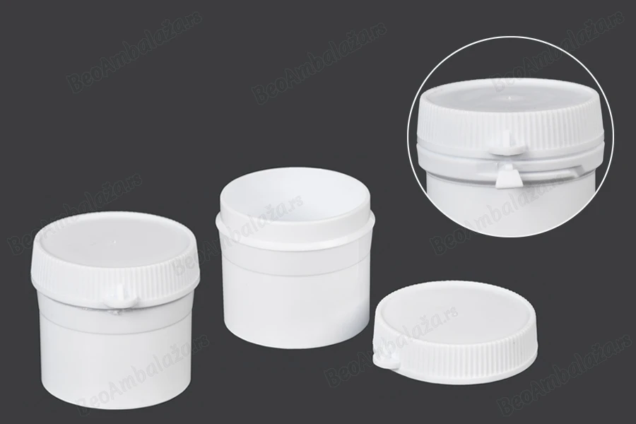 Kutijica u obliku tube 20mL, sa sigurnosnim prstenom za lekove - 100 kom-dimenzije_slike