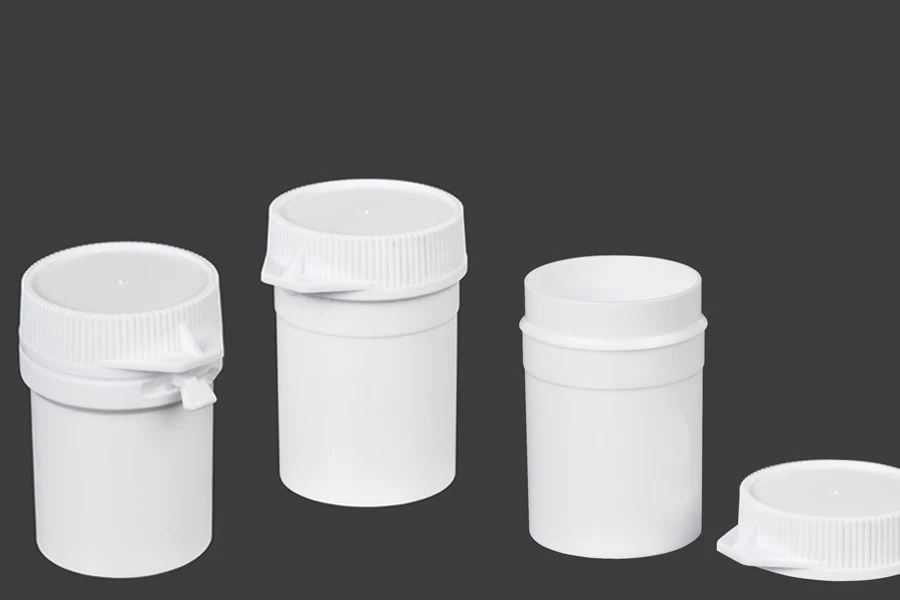 Kutijica u obliku tube 20mL, sa sigurnosnim prstenom za lekove - 100 kom Kutijica u obliku tube 20mL, sa sigurnosnim prstenom za lekove - 100 kom