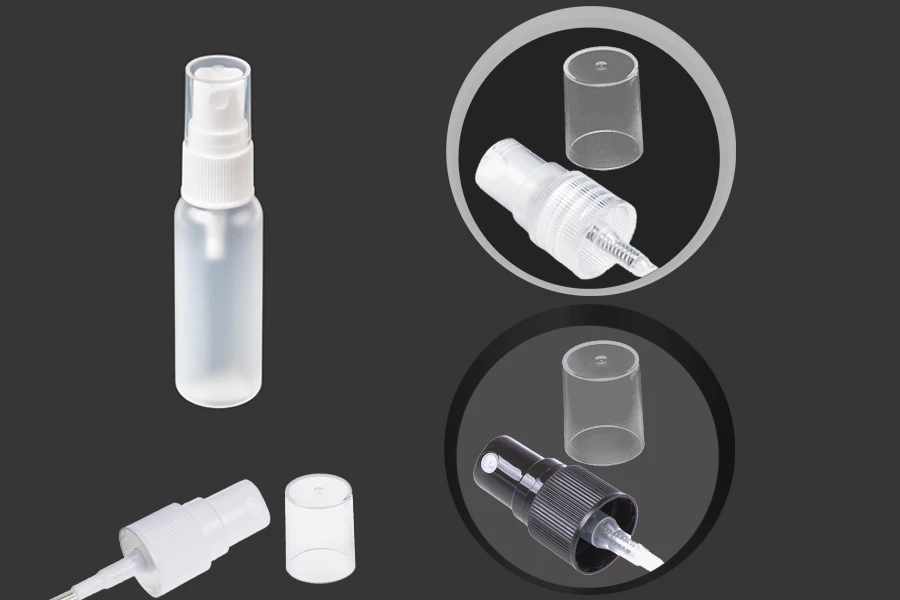 Plastična poluprovidna flašica 20mL sa grlom PP18, bez zatvarača - 12 kom-grupa_slika