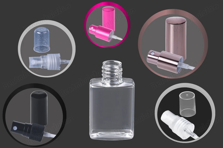 Plastična četvrtasta pljosnata flašica 30mL, grlo PP 18-slika_proizvoda