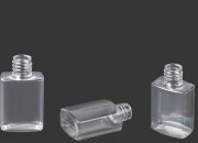 Plastična četvrtasta pljosnata flašica 30mL, grlo PP 18