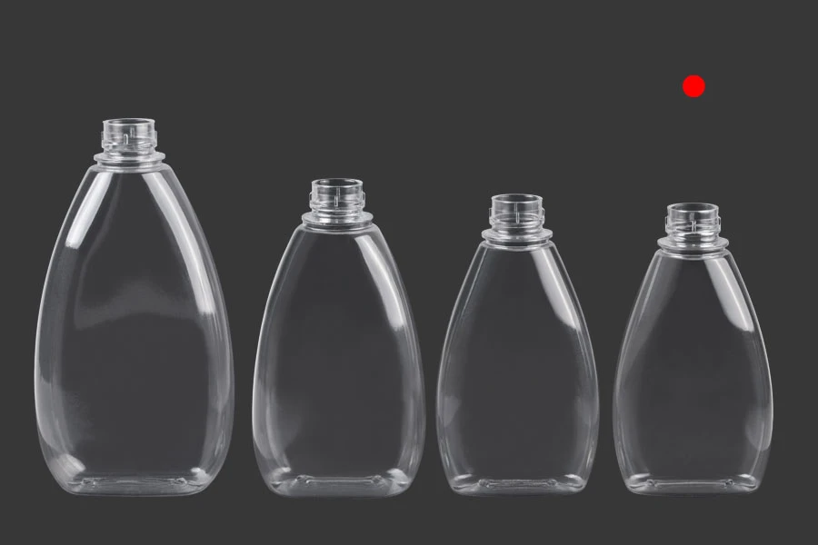 Plastična providna flaša 350mL za kečap, senf, med Plastična providna flaša 350mL za kečap, senf, med