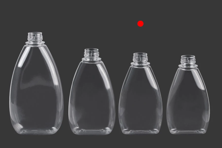 Plastična providna flaša 370mL za kečap, senf, med Plastična providna flaša 370mL za kečap, senf, med