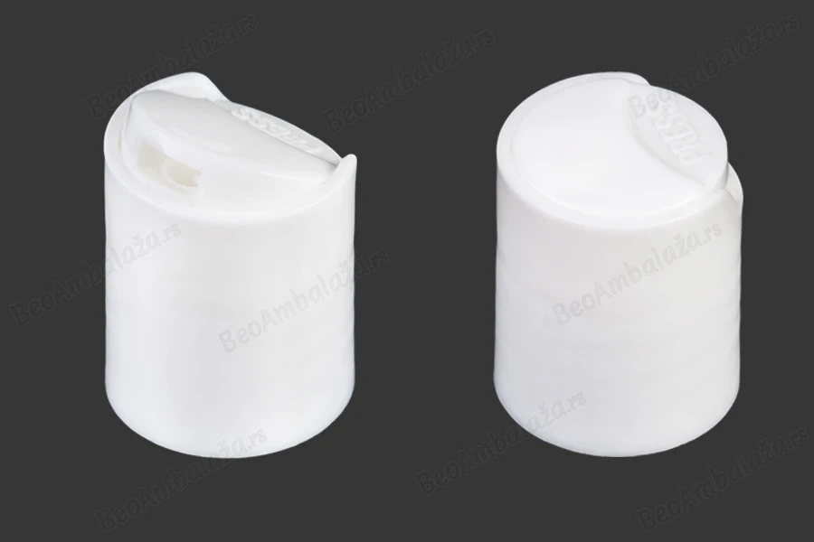 Plastični disk top zatvarač 18/410 u crnoj ili beloj boji-dimenzije_slike