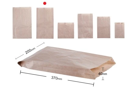 Kraft braon papirna kesa 200x40x370mm bez prozora - 100 kom-2