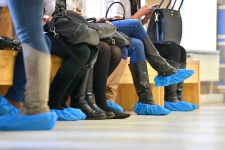 Jednokratne navlake za obuću sa kukicom za zatezanje - 100 komada-3