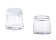 Plastična providna kutijica 50mL sa belim sigurnosnim zatvaračem - 12 kom Plastična providna kutijica 50mL sa belim sigurnosnim zatvaračem - 12 kom