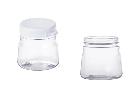 Plastična providna kutijica 50mL sa belim sigurnosnim zatvaračem - 12 kom-1
