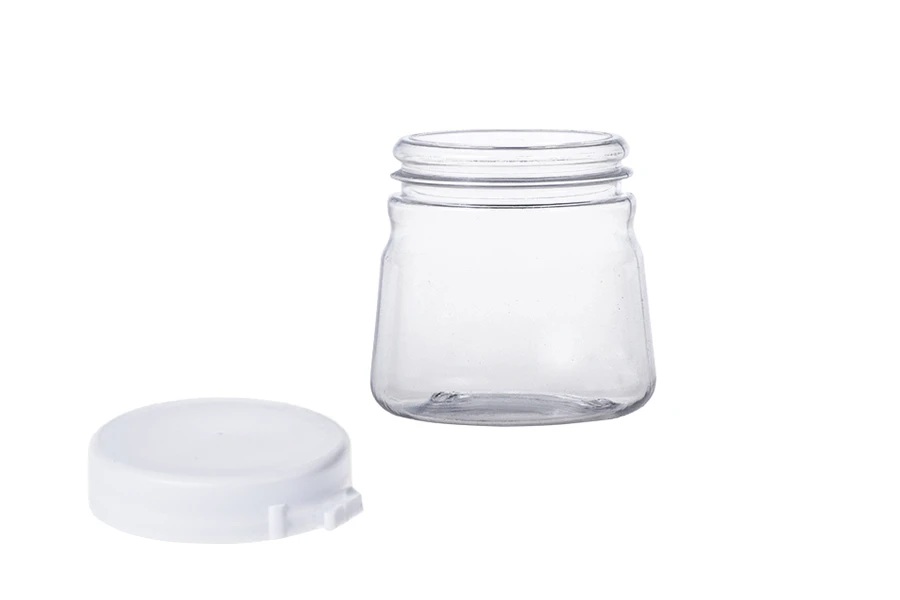 Plastična providna kutijica 50mL sa belim sigurnosnim zatvaračem - 12 kom Plastična providna kutijica 50mL sa belim sigurnosnim zatvaračem - 12 kom