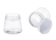 Plastična providna kutijica 50mL sa belim sigurnosnim zatvaračem - 12 kom Plastična providna kutijica 50mL sa belim sigurnosnim zatvaračem - 12 kom
