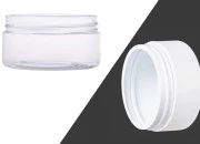 Plastična bela ili providna kutija 250mL bez zatvarača - 12 kom