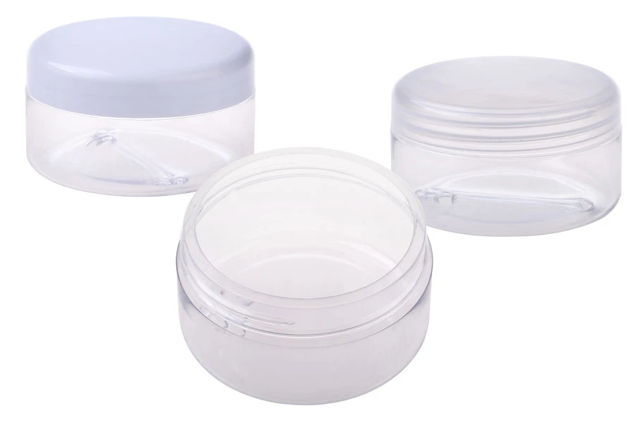 Plastična bela ili providna kutija 250mL bez zatvarača - 12 kom
