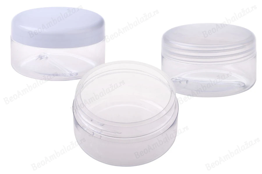 Plastična bela ili providna kutija 250mL bez zatvarača - 12 kom-grupa_slika