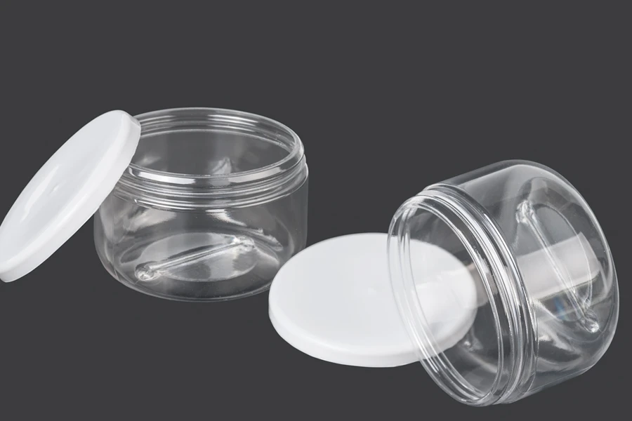 Plastična providna kutijica 180mL sa belim sigurnosnim zatvaračem - 12 kom Plastična providna kutijica 180mL sa belim sigurnosnim zatvaračem - 12 kom