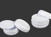 Plastična bela kutijica 50mL, sa zatvaračem i međupoklopcem - 12 kom-dimenzije_slike