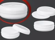 Plastična ravna kutijica 100mL sa zatvaračem i međupoklopcem - 12 kom-slika_proizvoda