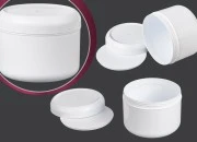 Plastična bela kutija 250mL sa zatvaračem i međupoklopcem - 12 kom Plastična bela kutija 250mL sa zatvaračem i međupoklopcem - 12 kom
