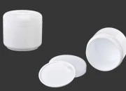 Plastična bela kutija sa duplim dnom 150mL, sa zatvaračem i međupoklopcem - 12 kom Plastična bela kutija sa duplim dnom 150mL, sa zatvaračem i međupoklopcem - 12 kom