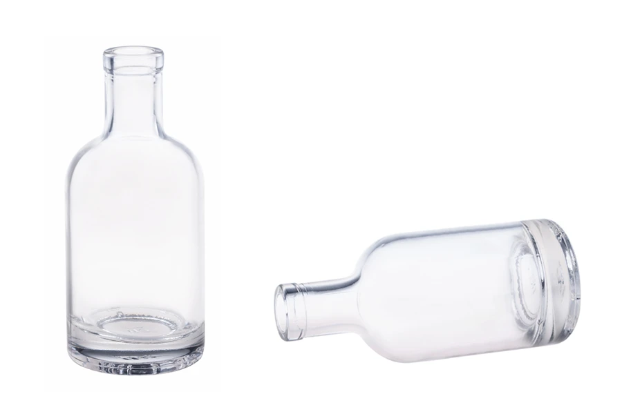 Okrugla staklena flaša 200mL