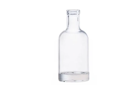 Okrugla staklena flaša 200mL-2