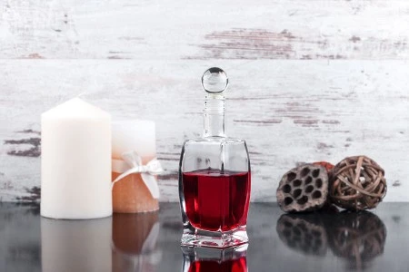 Lepa staklena flašica 200mL-3