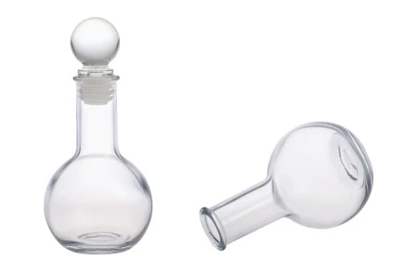Okrugla staklena flaša 100mL sa staklenim čepom - (minimalna porudžbina 1 kutija)-2