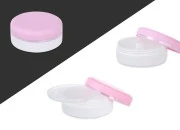 Plastična kutijica za kreme 50mL sa plastičnim poklopcem i međupoklopcem - 12 kom Plastična kutijica za kreme 50mL sa plastičnim poklopcem i međupoklopcem - 12 kom