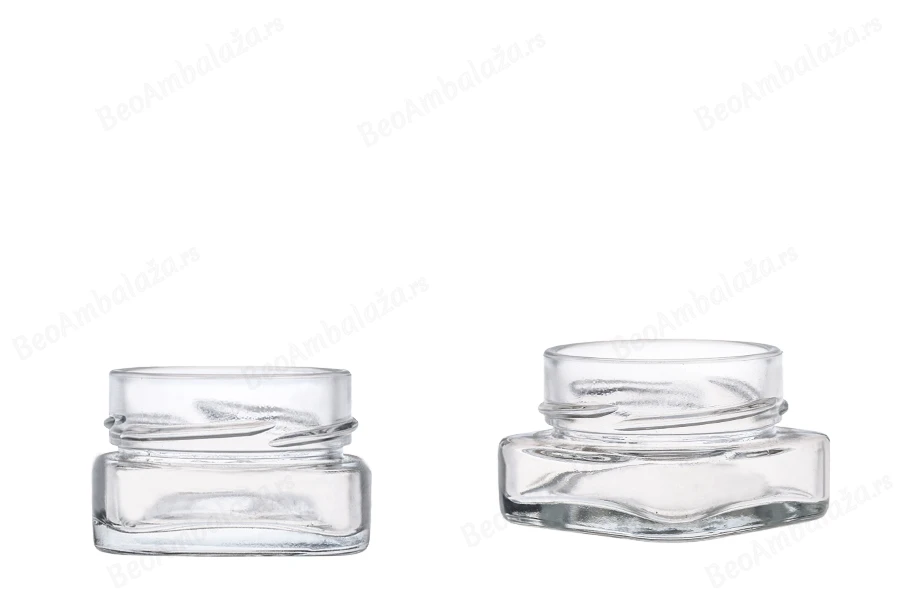 Kockasta teglica za kozmetičke proizvode 40mL, (za T.O. 58 DEEP zatvarač) - bez zatvarača-slika_proizvoda