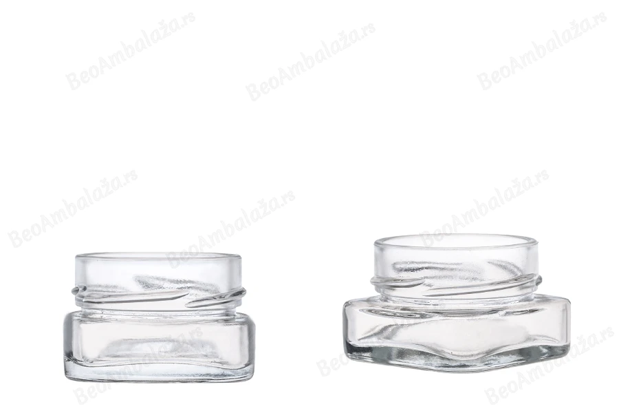 Kockasta teglica za kozmetičke proizvode 40mL, (za T.O. 58 DEEP zatvarač) - bez zatvarača-slika_proizvoda