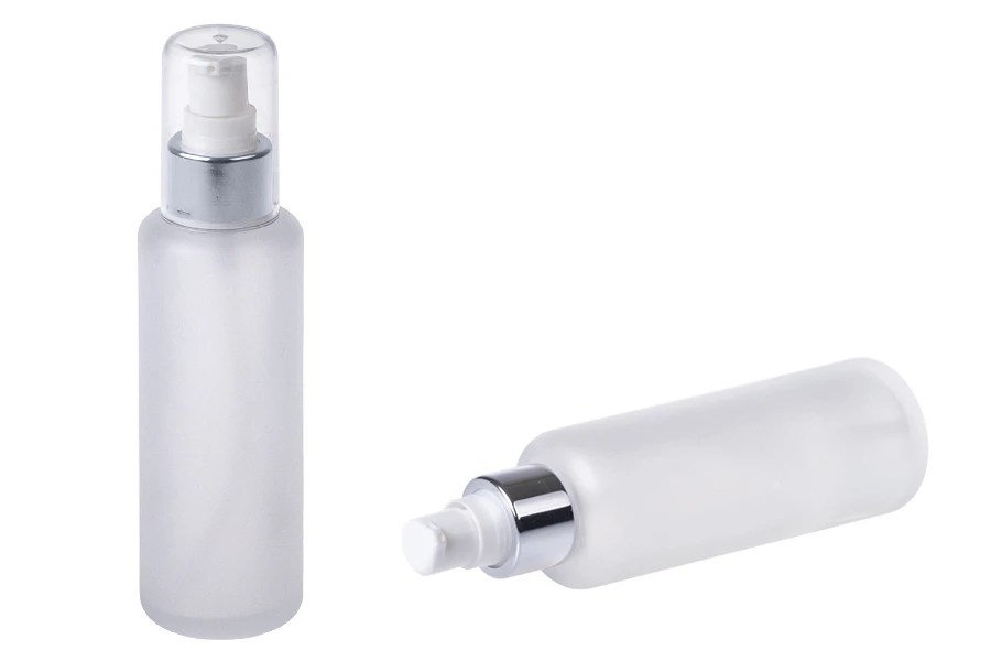 Staklena bočica od peskiranog stakla, 100mL, PP24 Staklena bočica od peskiranog stakla, 100mL, PP24