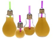 Staklena flaša u obliku sijalice 100mL - bez zatvarača Staklena flaša u obliku sijalice 100mL - bez zatvarača