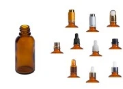 Braon staklena bočica za etarska ulja 30mL, sa grlom PP18 - bez zatvarača Braon staklena bočica za etarska ulja 30mL, sa grlom PP18 - bez zatvarača