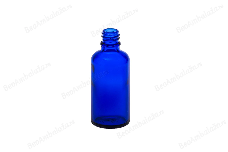 Staklena plava bočica 50mL za ulje-dimenzije_slike
