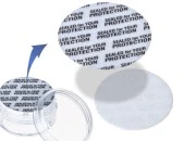 Zaptivke 33mm za staklene teglice (lepe se pod pritiskom) - 50kom Zaptivke 33mm za staklene teglice (lepe se pod pritiskom) - 50kom